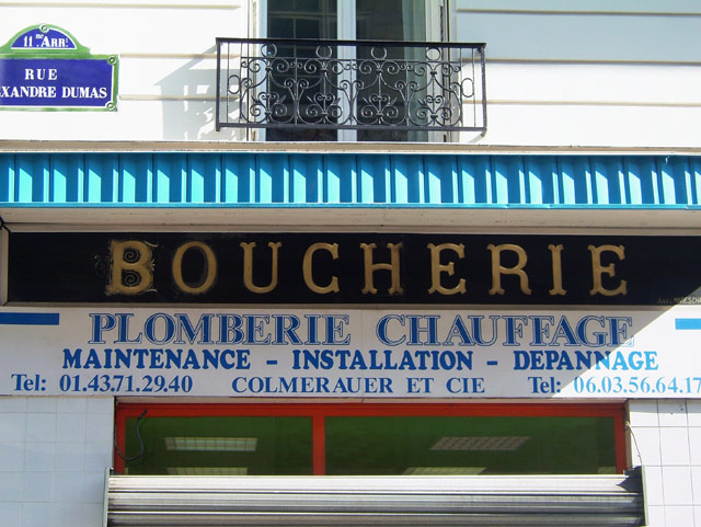 Boucherie-plomberie
