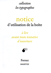 Notice de la collection Les Typographes
